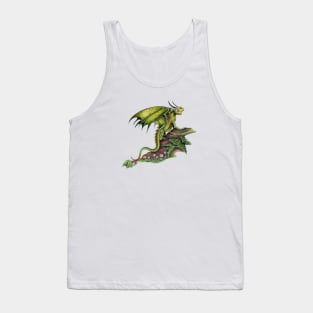 Adorable Pet Green Bearded Dragon Tank Top